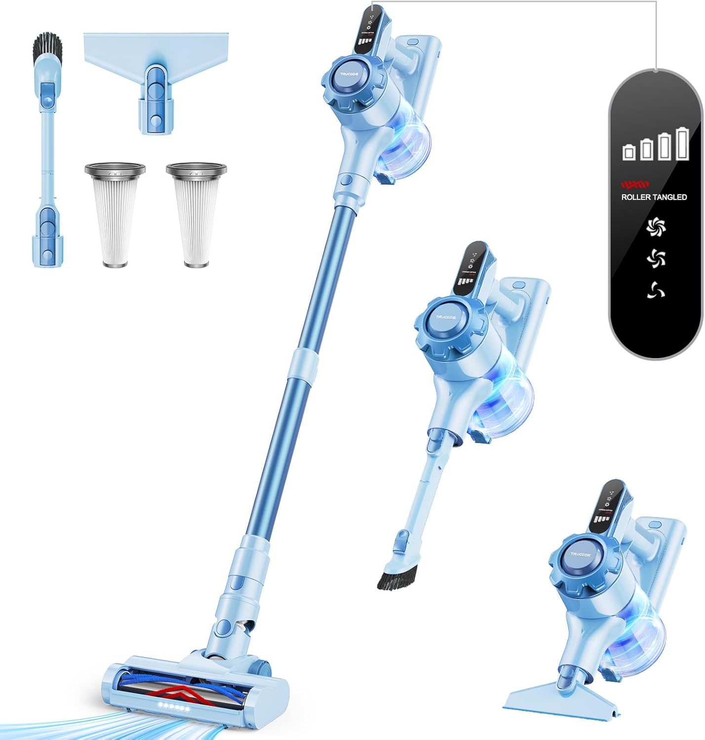 Trucozie standing vacuum Blue
